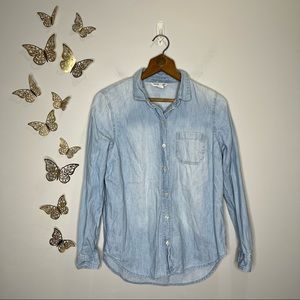 🦋🌙 OLD NAVY | Chambray Button Down Shirt with Pocket